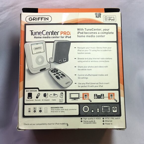 Griffin TuneCenter Pro For iPod OPEN BOX - Picture 2 of 4